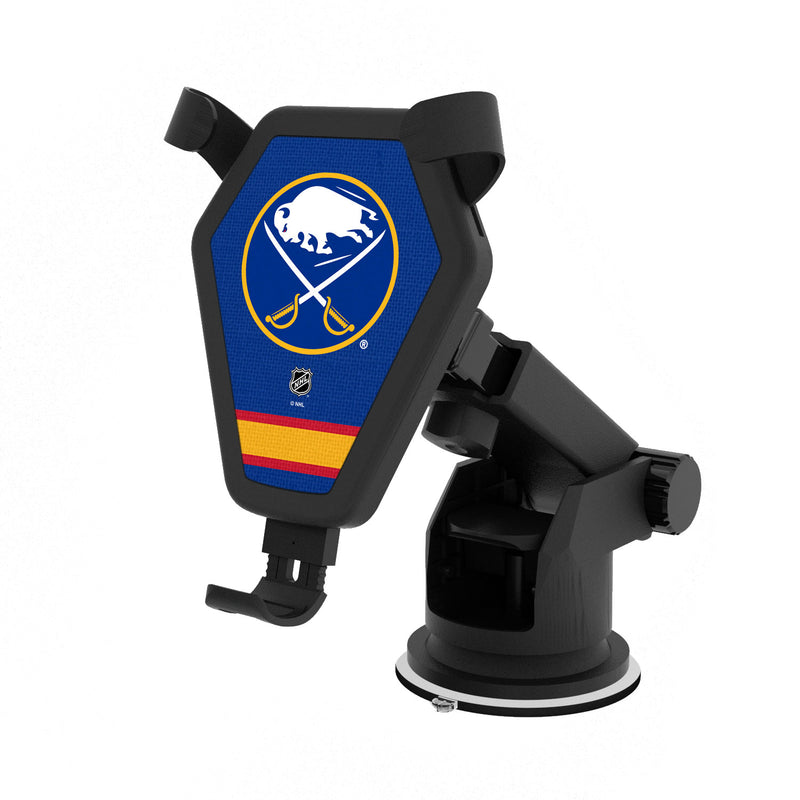 Buffalo Sabres Stripe Wireless Car Charger