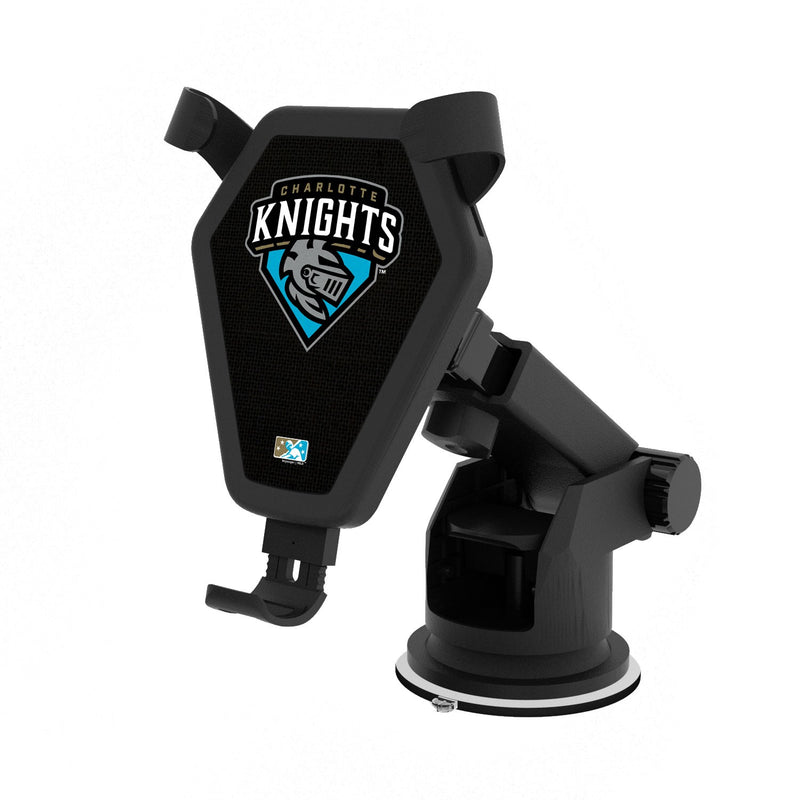 Charlotte Knights Solid Wireless Car Charger