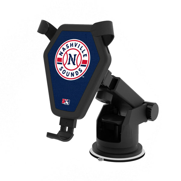 Nashville Sounds Solid Wireless Car Charger