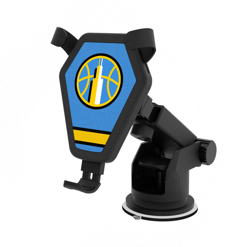 Chicago Sky Stripe Wireless Car Charger