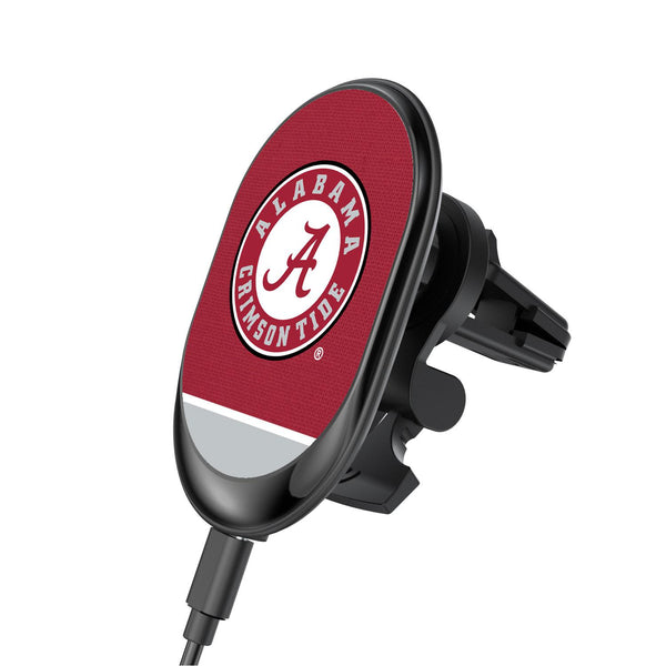 Alabama Crimson Tide Endzone Solid Wireless Car Charger