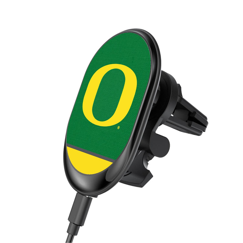Oregon Ducks Endzone Solid Wireless Car Charger
