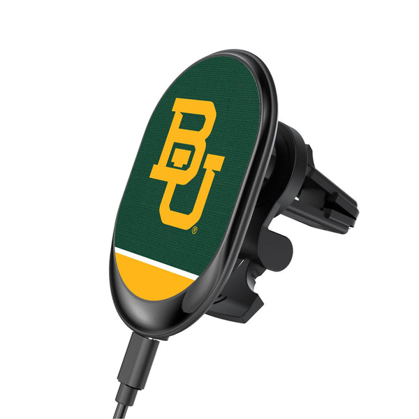 Baylor Bears Endzone Solid Wireless Car Charger