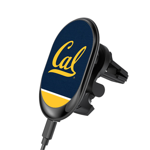 California Golden Bears Endzone Solid Wireless Car Charger