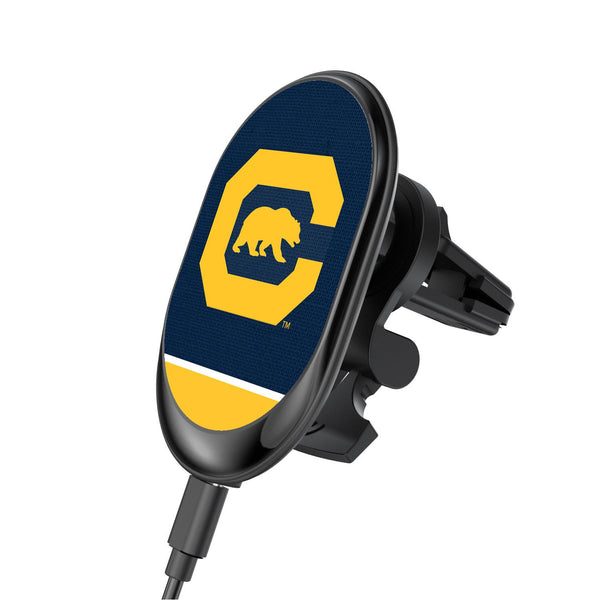California Golden Bears Endzone Solid Wireless Car Charger