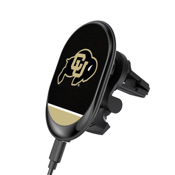 Colorado Buffaloes Endzone Solid Wireless Car Charger