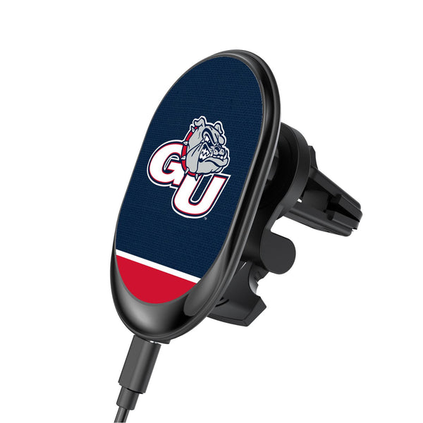 Gonzaga Bulldogs Endzone Solid Wireless Car Charger