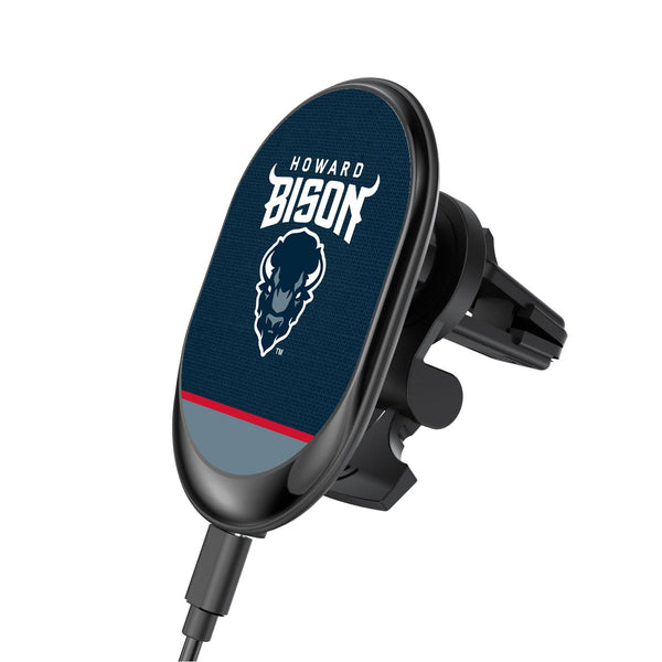 Howard Bison Endzone Solid Wireless Car Charger