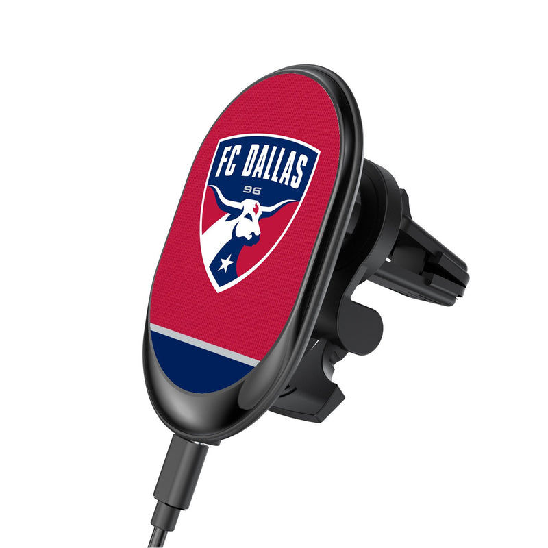 FC Dallas  Solid Wordmark Wireless Car Charger