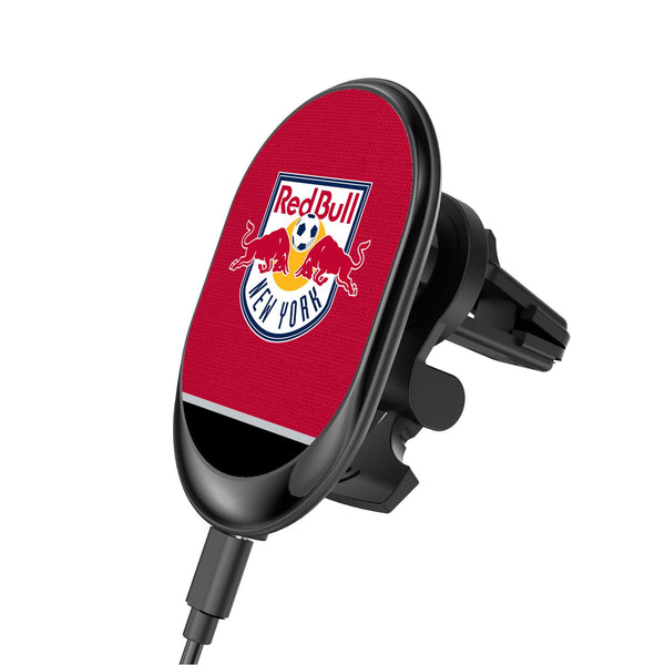 New York Red Bulls  Solid Wordmark Wireless Car Charger