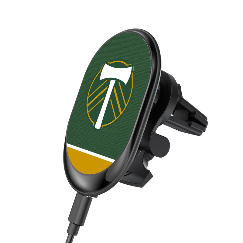 Portland Timbers   Solid Wordmark Wireless Car Charger