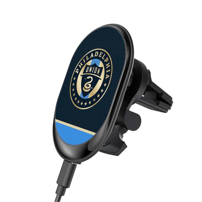 Philadelphia Union   Solid Wordmark Wireless Car Charger
