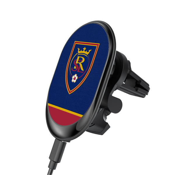 Real Salt Lake   Solid Wordmark Wireless Car Charger