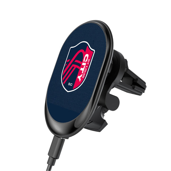 St. Louis CITY SC  Solid Wordmark Wireless Car Charger