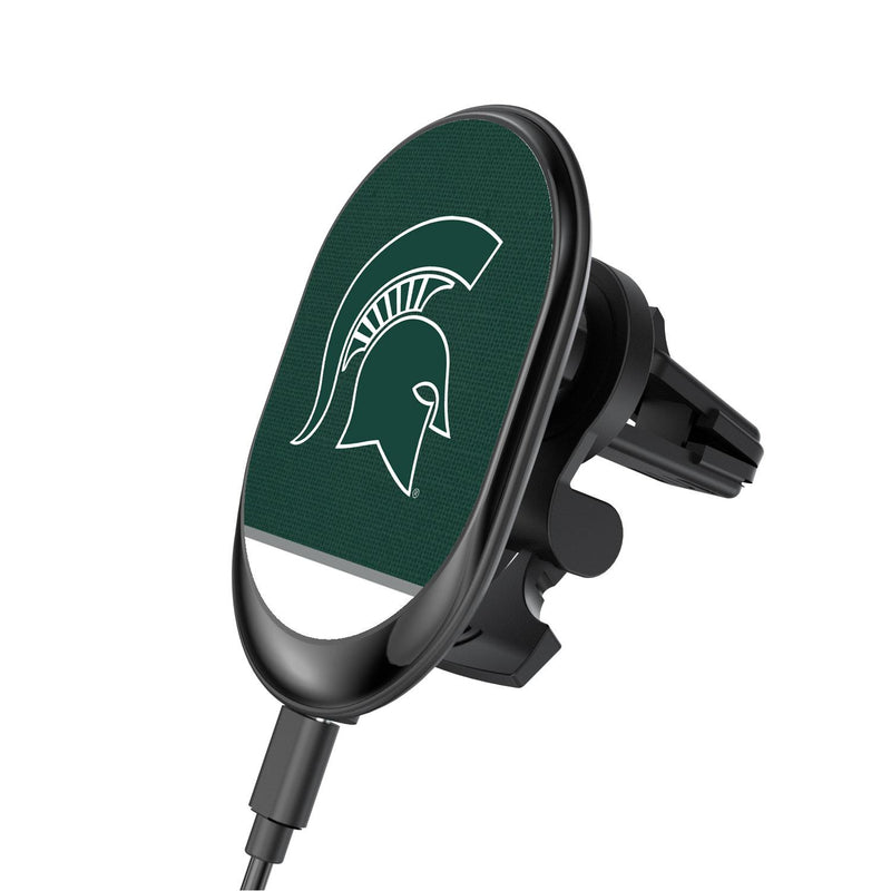 Michigan State Spartans Endzone Solid Wireless Car Charger