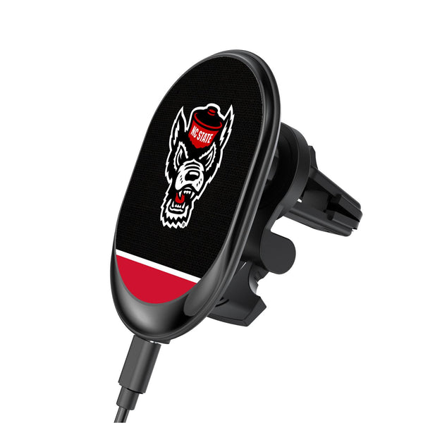 North Carolina State Wolfpack Endzone Solid Wireless Car Charger