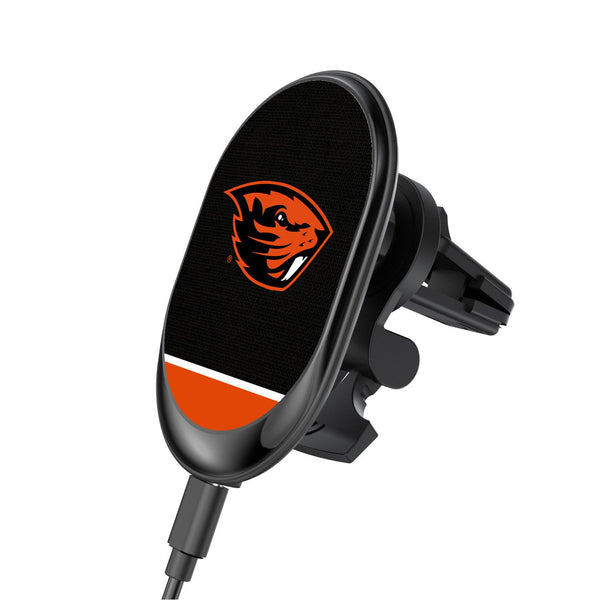 Oregon State Beavers Endzone Solid Wireless Car Charger