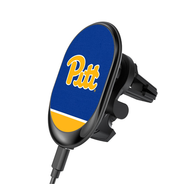 Pittsburgh Panthers Endzone Solid Wireless Car Charger
