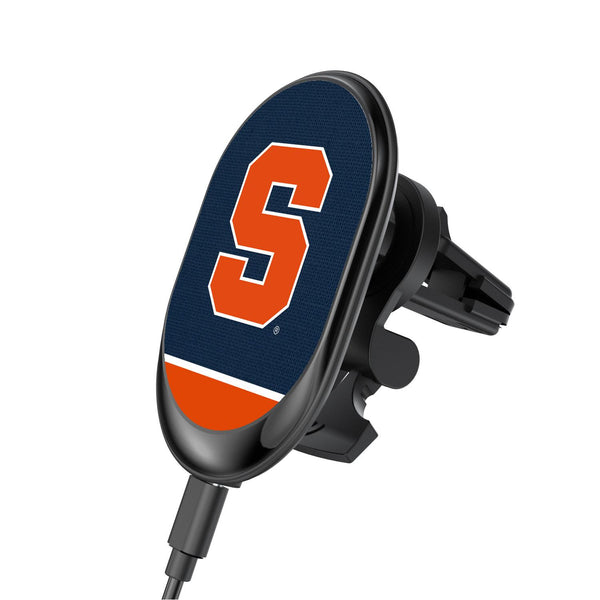 Syracuse Orange Endzone Solid Wireless Car Charger