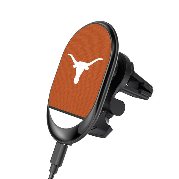 Texas Longhorns Endzone Solid Wireless Car Charger