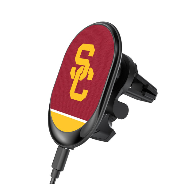 Southern California Trojans Endzone Solid Wireless Car Charger