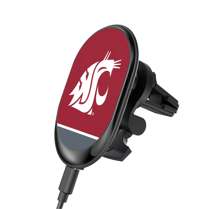 Washington State Cougars Endzone Solid Wireless Car Charger