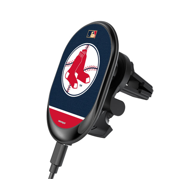 Boston Red Sox 1970-1975 - Cooperstown Collection Solid Wordmark Wireless Car Charger