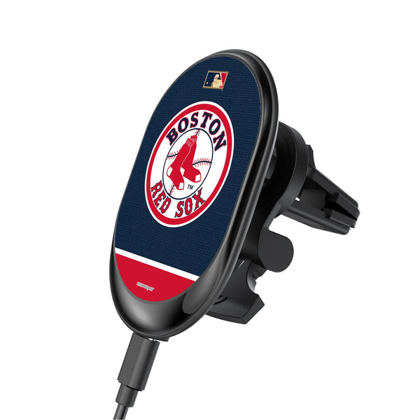 Boston Red Sox 1976-2008 - Cooperstown Collection Solid Wordmark Wireless Car Charger