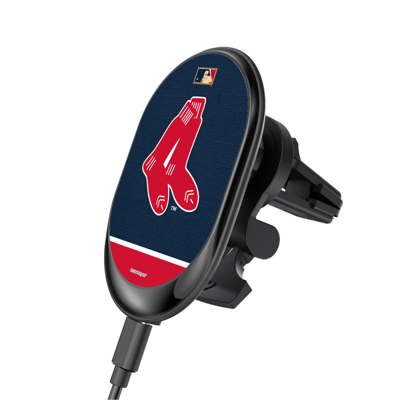 Boston Red Sox 1924-1960 - Cooperstown Collection Solid Wordmark Wireless Car Charger