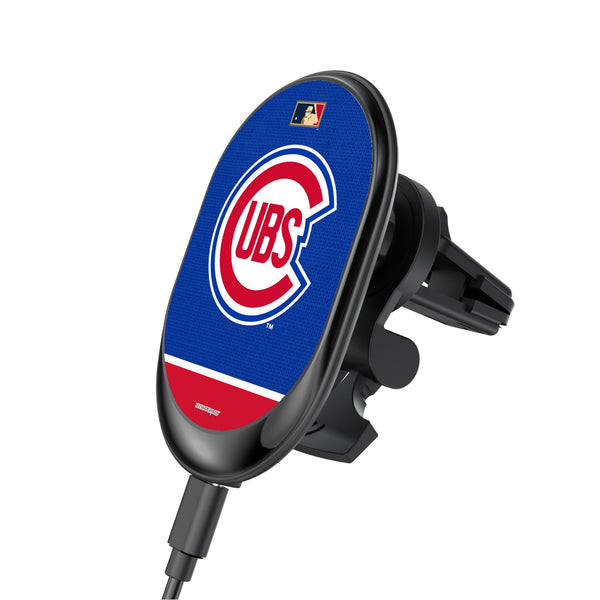 Chicago Cubs 1948-1956 - Cooperstown Collection Solid Wordmark Wireless Car Charger