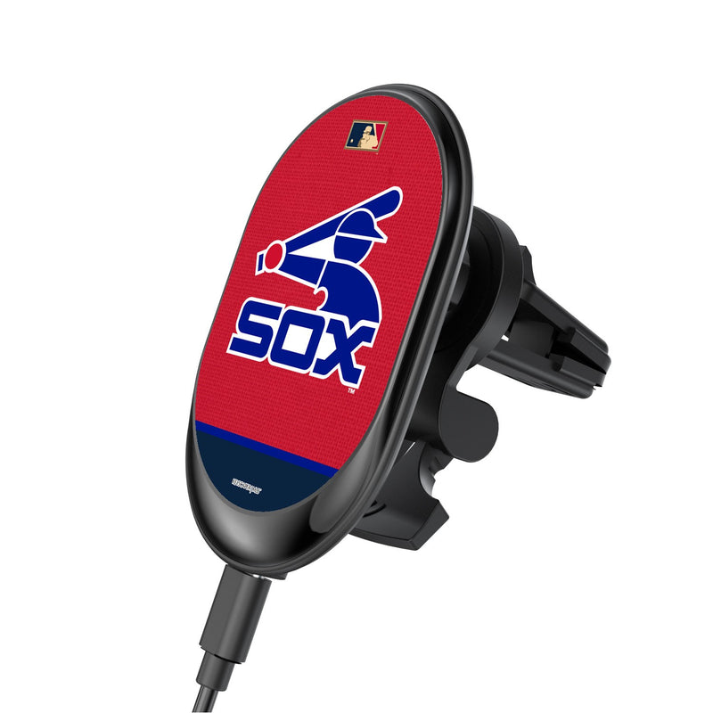 Chicago White Sox 1976-1981 - Cooperstown Collection Solid Wordmark Wireless Car Charger