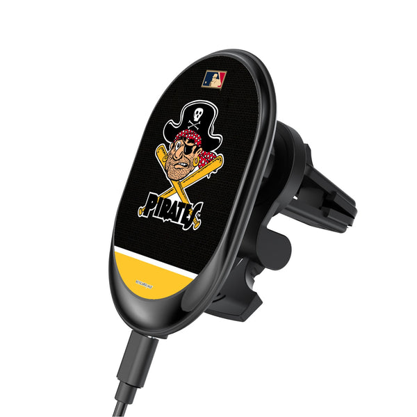 Pittsburgh Pirates 1958-1966 - Cooperstown Collection Solid Wordmark Wireless Car Charger