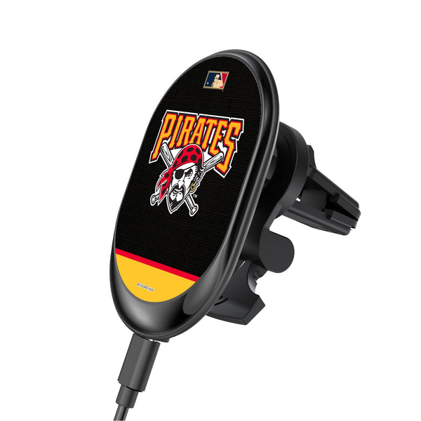 Pittsburgh Pirates 1997-2013 - Cooperstown Collection Solid Wordmark Wireless Car Charger