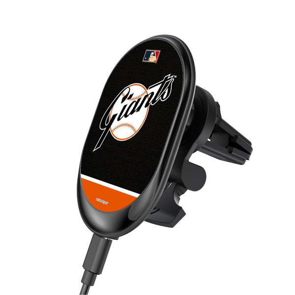 San Francisco Giants 1958-1967 - Cooperstown Collection Solid Wordmark Wireless Car Charger