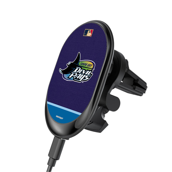 Tampa Bay 1998-2000 - Cooperstown Collection Solid Wordmark Wireless Car Charger