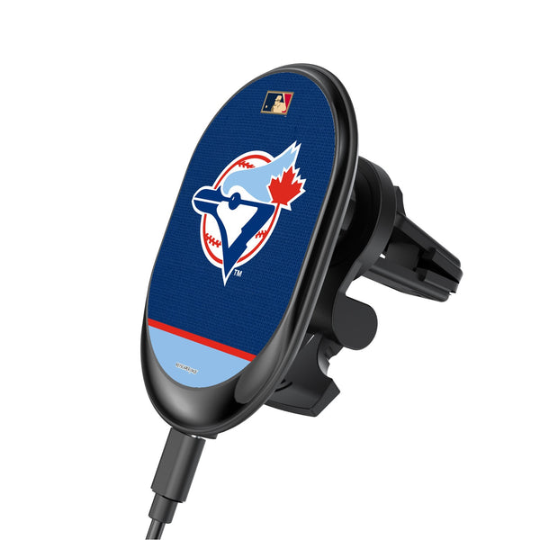 Toronto Blue Jays 1977-1988 - Cooperstown Collection Solid Wordmark Wireless Car Charger