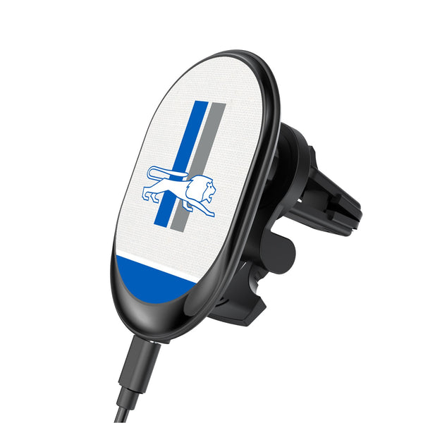 Detroit Lions Retro Solid Wordmark Wireless Car Charger