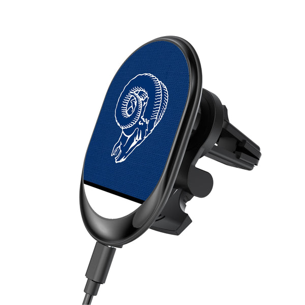 Los Angeles Rams Solid Wordmark Wireless Car Charger