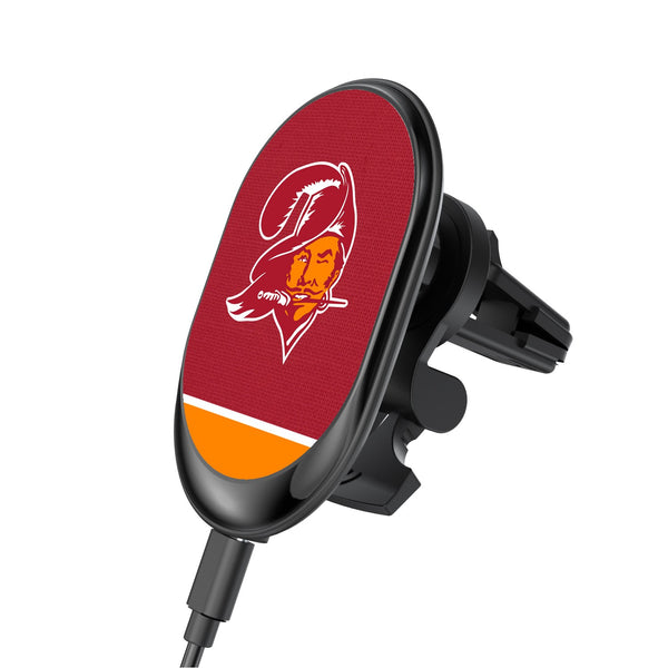 Tampa Bay Buccaneers Solid Wordmark Wireless Car Charger