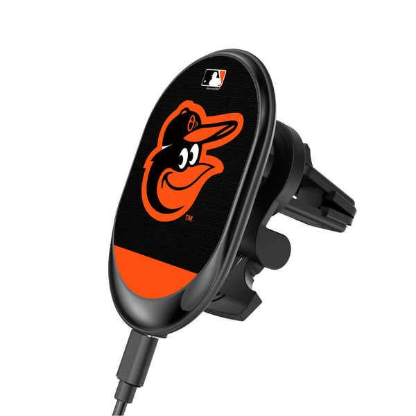 Baltimore Orioles Solid Wordmark Wireless Car Charger