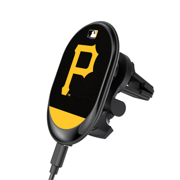 Pittsburgh Pirates Solid Wordmark Wireless Car Charger