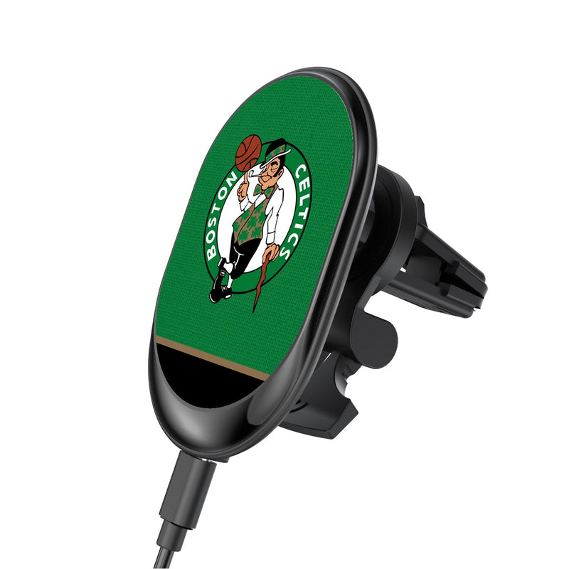 Boston Celtics Solid Wordmark Wireless Car Charger