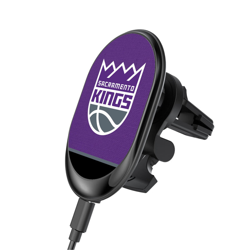 Sacramento Kings Solid Wordmark Wireless Car Charger