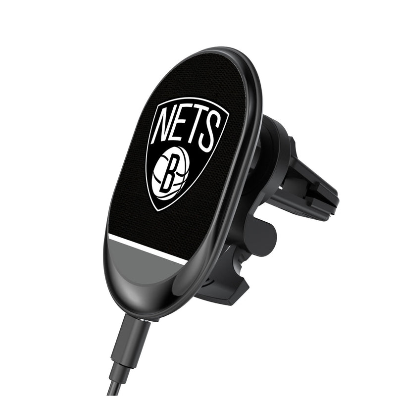 Brooklyn Nets Solid Wordmark Wireless Car Charger