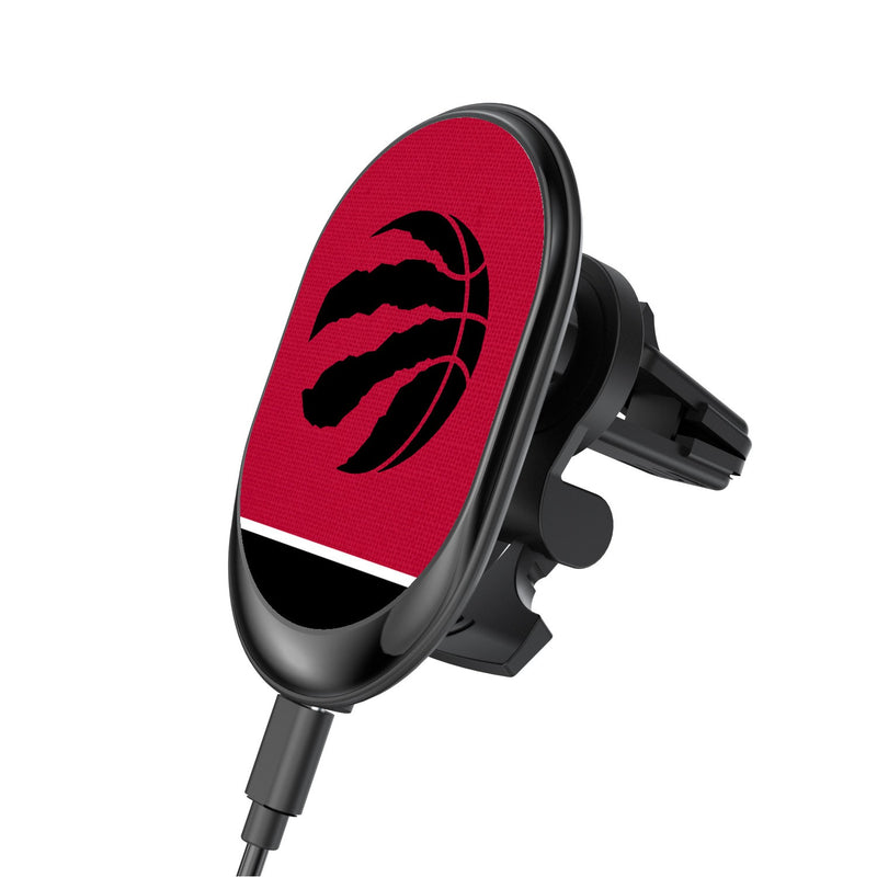 Toronto Raptors Solid Wordmark Wireless Car Charger