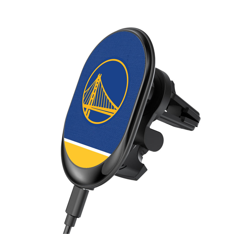 Golden State Warriors Solid Wordmark Wireless Car Charger
