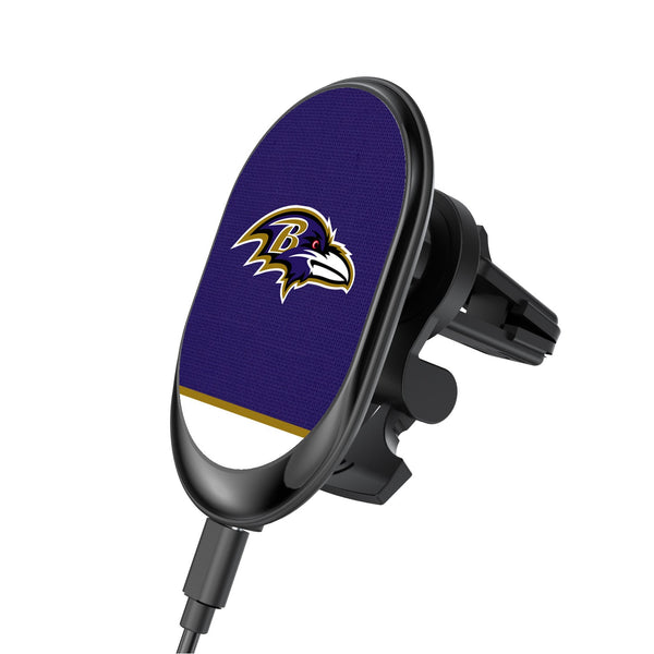 Baltimore Ravens Solid Wordmark Wireless Car Charger