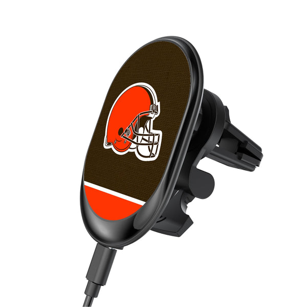 Cleveland Browns Solid Wordmark Wireless Car Charger