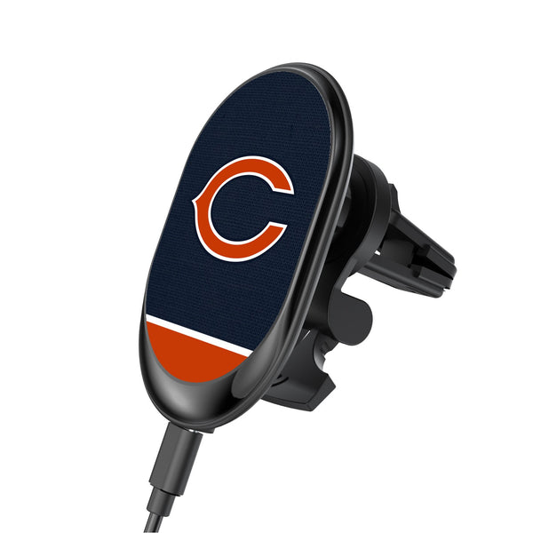 Chicago Bears Solid Wordmark Wireless Car Charger