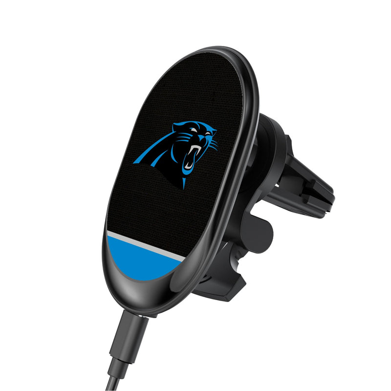 Carolina Panthers Solid Wordmark Wireless Car Charger